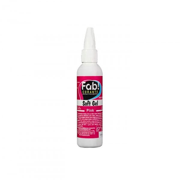Corante Softgel Pink - 25G - Fab!