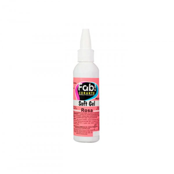 Corante Softgel Rosa - 25G - Fab!