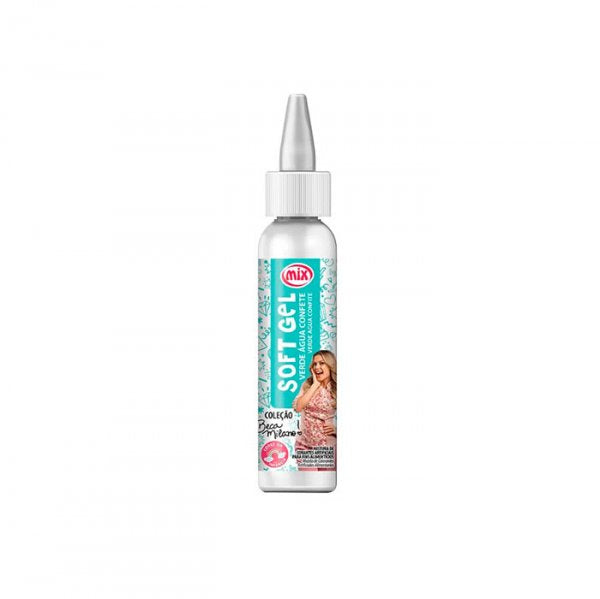Corante Softgel Beca Verde Água Confete 25G - Mix
