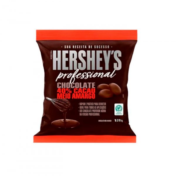 Chocolate em Moedas Meio Amargo 40% Cacau - 1,01 Kg - Hershey's Professional