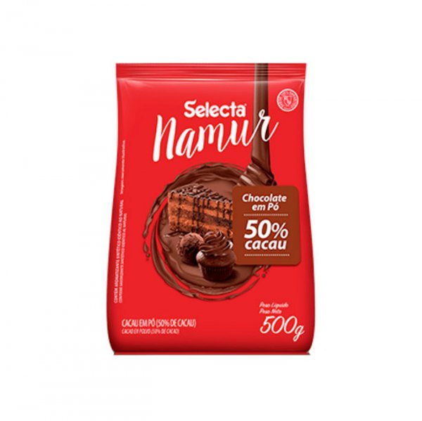 Chocolate Em Pó 50% Cacau Namur - 500g - Selecta