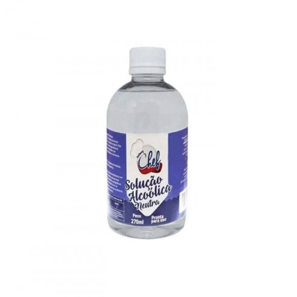 Solução Alcoólica Neutra 270Ml - Iceberg Chef