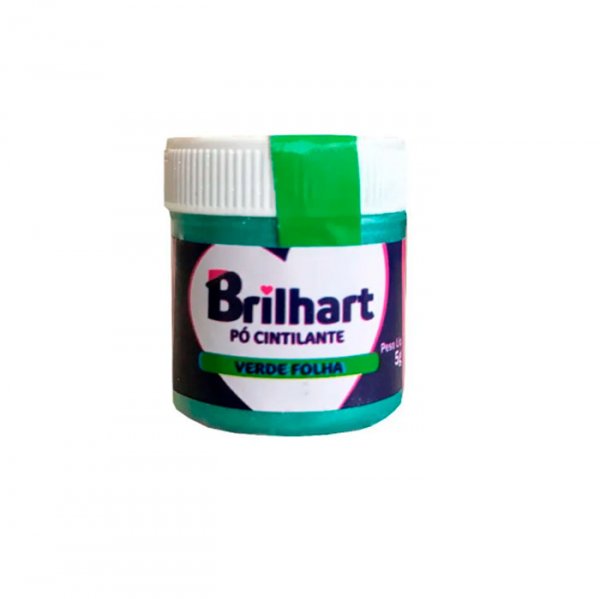 Pó Cintilante Verde Folha - Brilhart