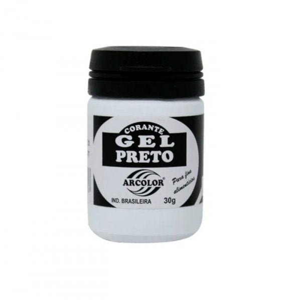 Corante Em Gel Preto 30G - Arcolor