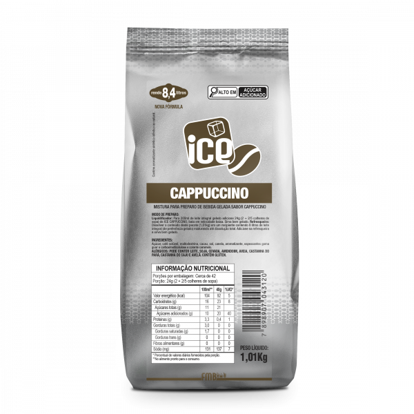 Ice Base Bebida Gelada Cappuccino 1,01Kg - FMB