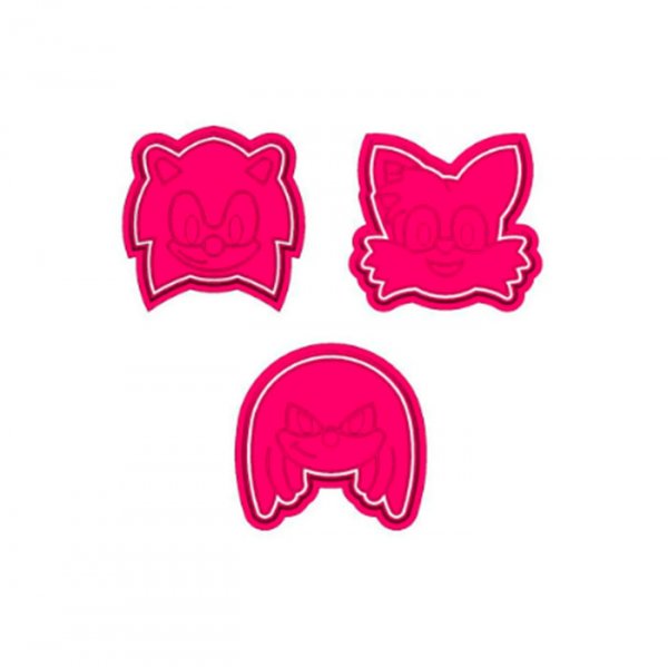 Kit Cortador + Carimbo Sonic 1 3D - R.R Oliveira