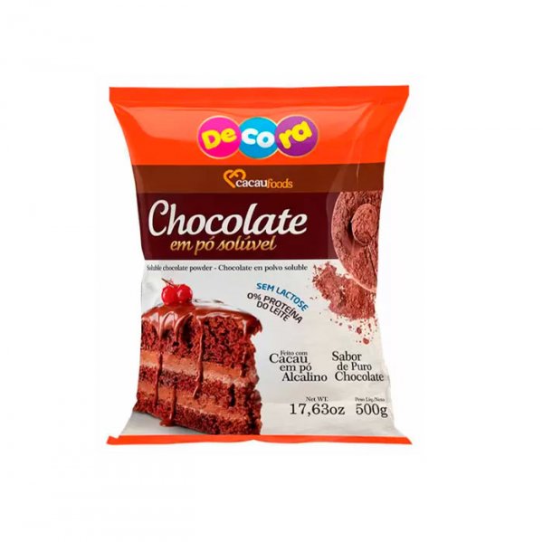 Chocolate em Pó Solúvel 500g - Cacau Foods