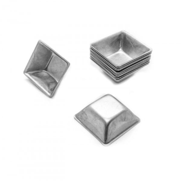 Forminha Quadrada Festa De Aluminio (2,1X1,7X 3,7Cm) - Doupan