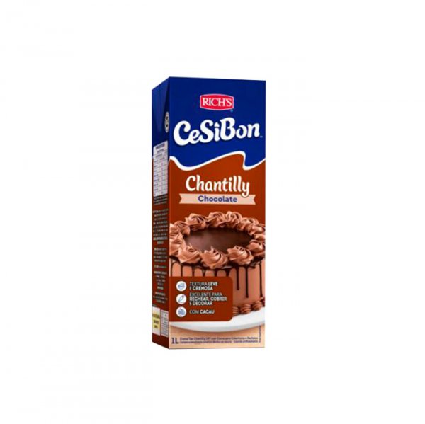 Chantilly Cesibon Chocolate - 1L - Rich'S