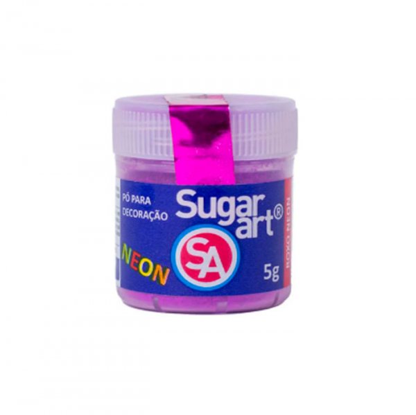 Pó Para Decoração Sugar 5G Roxo Neon - Sugar Art