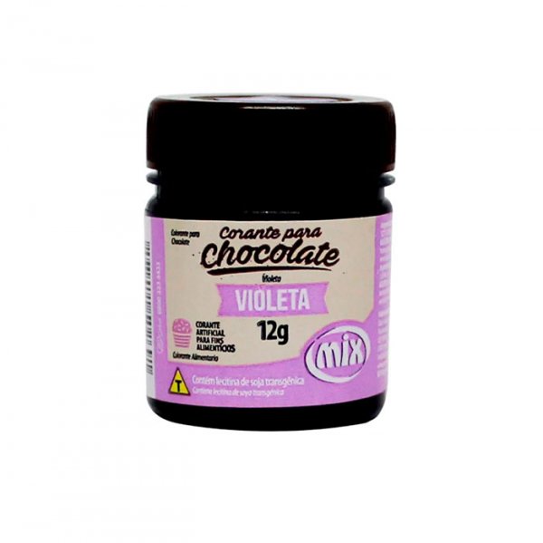 Corante Em Gel Para Chocolate Violeta 12G - Mix