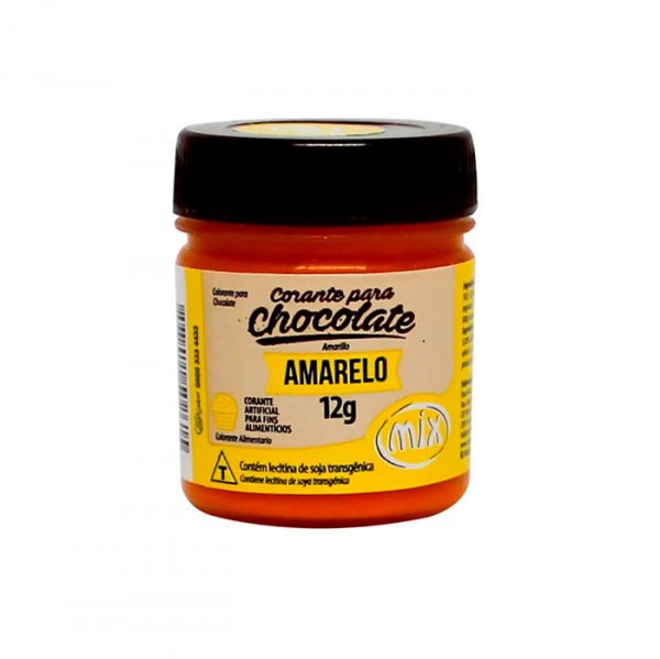Corante Em Gel Para Chocolate Amarelo 12G - Mix