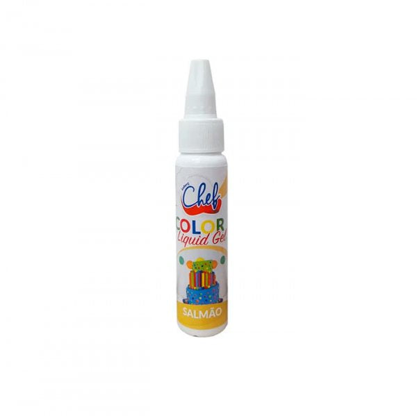 Corante Liquid Gel 25G Salmão - Iceberg Chef