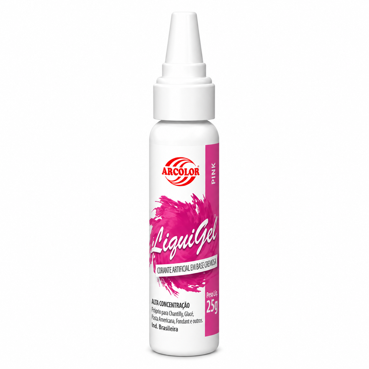 Corante Liquigel Pink - 25g - Arcolor