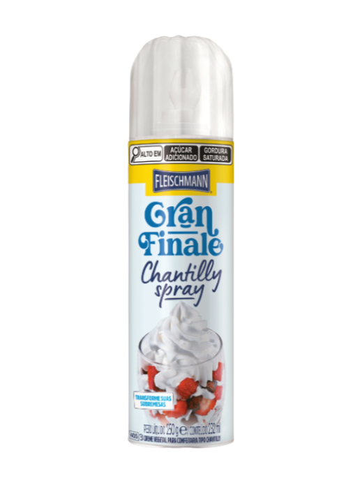 Chantilly Tradicional Spray 250g - Gran Finale