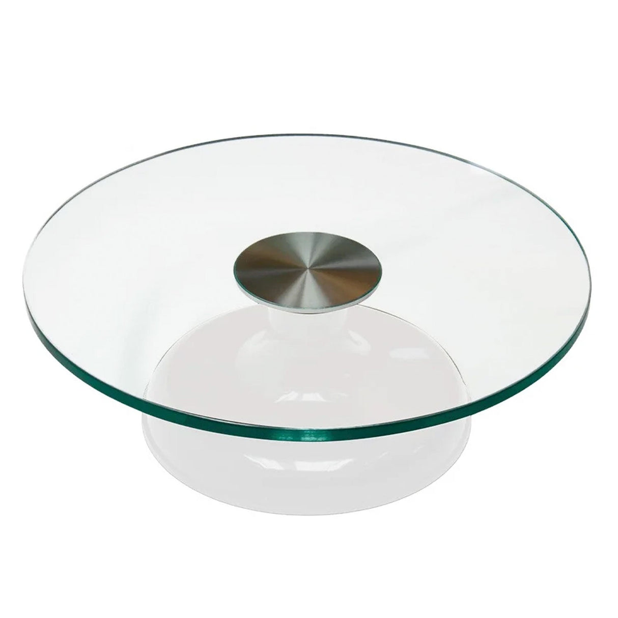 Bailarina Giratória de Vidro Premium - Branca - Solrac