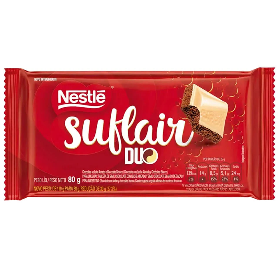Chocolate Suflair Duo - 80g - Nestlé