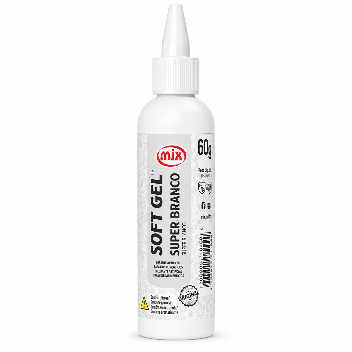 Soft Gel Super Branco - 60g - Mix