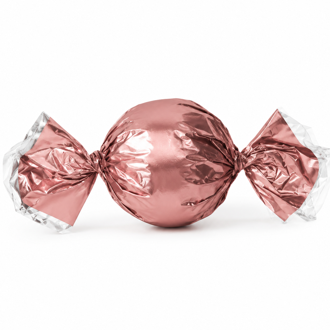 Embalagem Alum.Metalizado para Trufa - Rosé Gold - 14,5x15,5 - 100un - Cromus