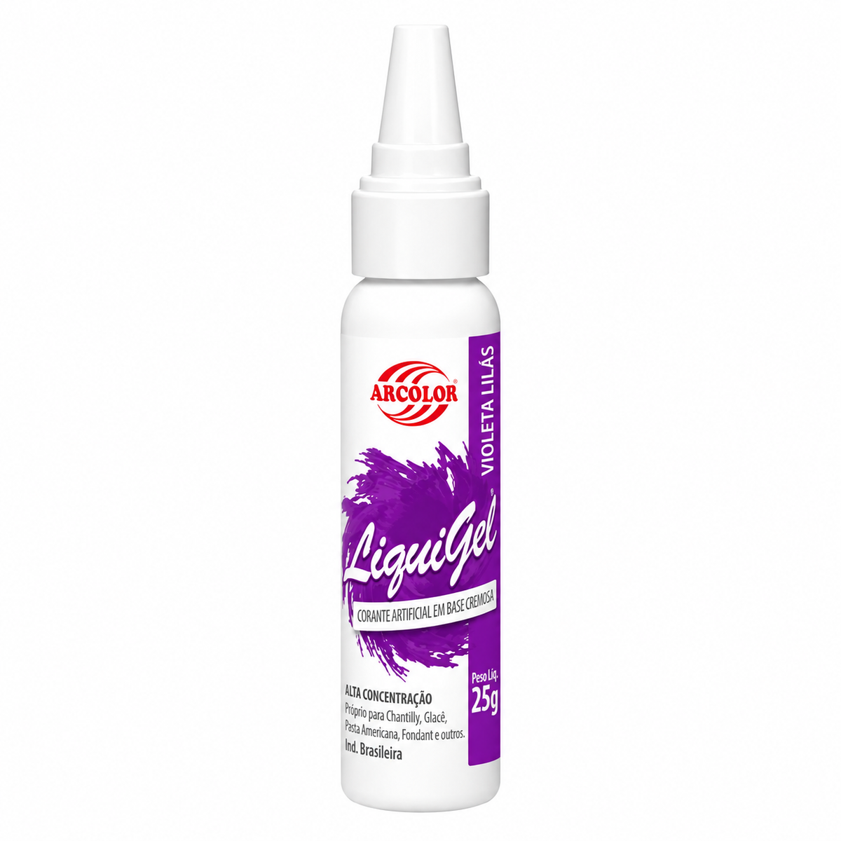 Corante Liquigel Violeta Lilás - 25g - Arcolor