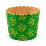 Forma de Panetone Verde - 100g - 10un - Ultrafest