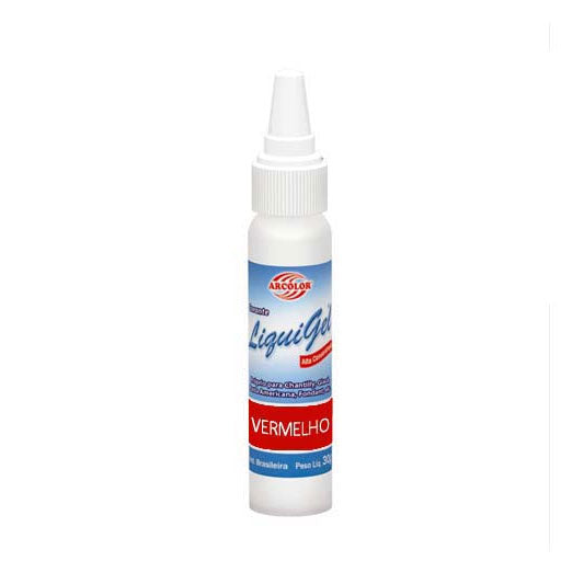 Corante Liquigel Vermelho 30G - Arcolor