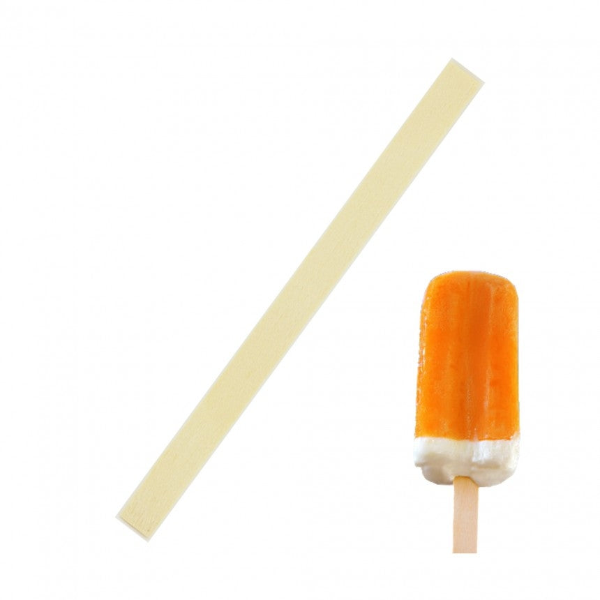 Palito Picolé Ponta Quadrada (100 un) - Theoto Eco