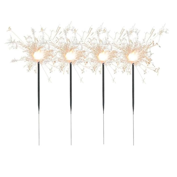 Vela Estrelinha V126 Com 4 Unidades - Silver Festas