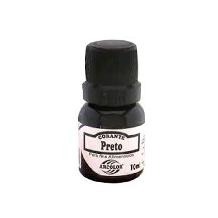Corante Liq.10Ml Preto - Arcolor