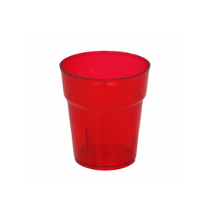 Copo Mini Vermelho 10Ml (C/20Un) - Clean Wave