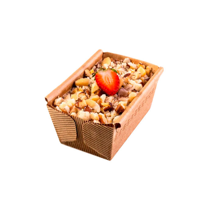 Forma Bolo Ingles C/Abas 100G (100X60X50 Mm) Kraft 5 Un - Sulformas