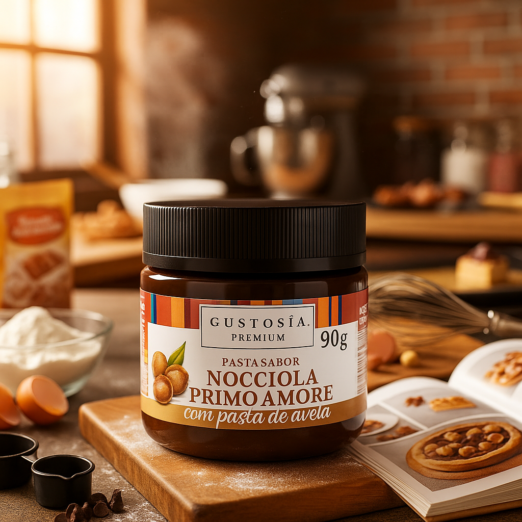 Pasta Saborizante Nocciola Primo Amore Gustosía Premium - 90g - Mec3