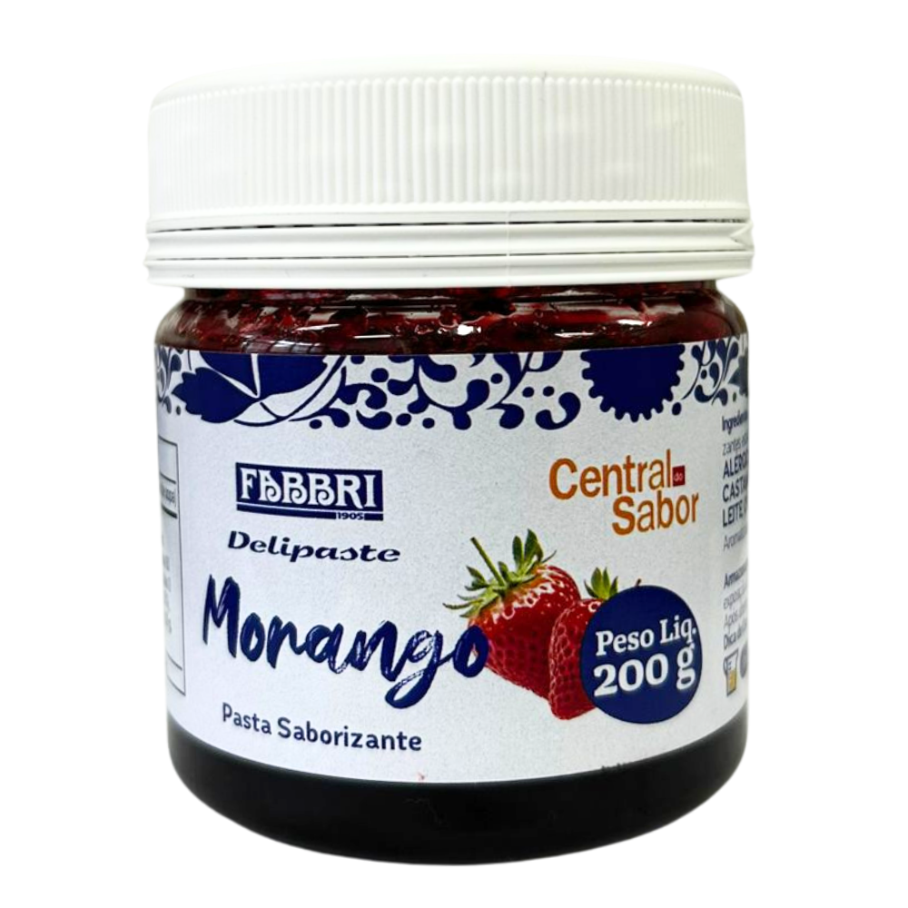 Pasta Saborizante Delipaste Morango - 200g - Fabbri + Central do Sabor