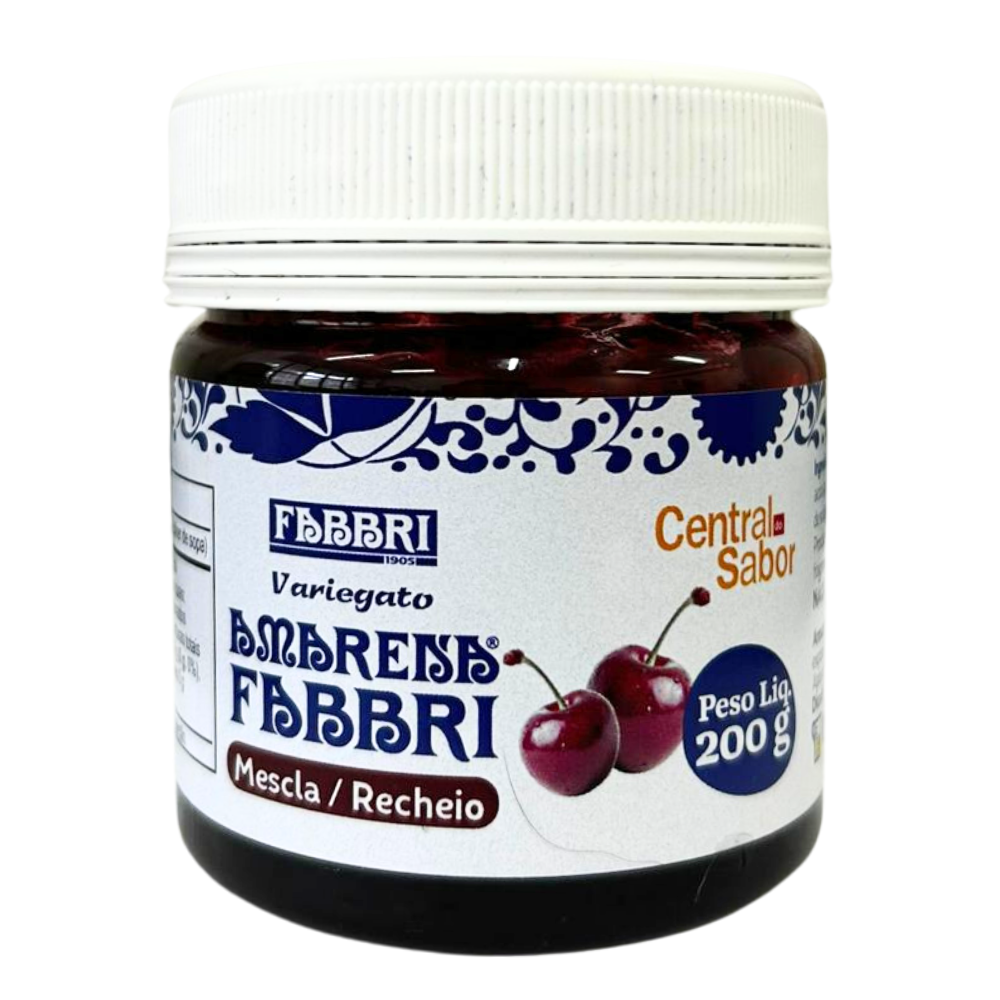 Mescla / Recheio Variegato Amarena - 200g - Fabbri + Central do Sabor