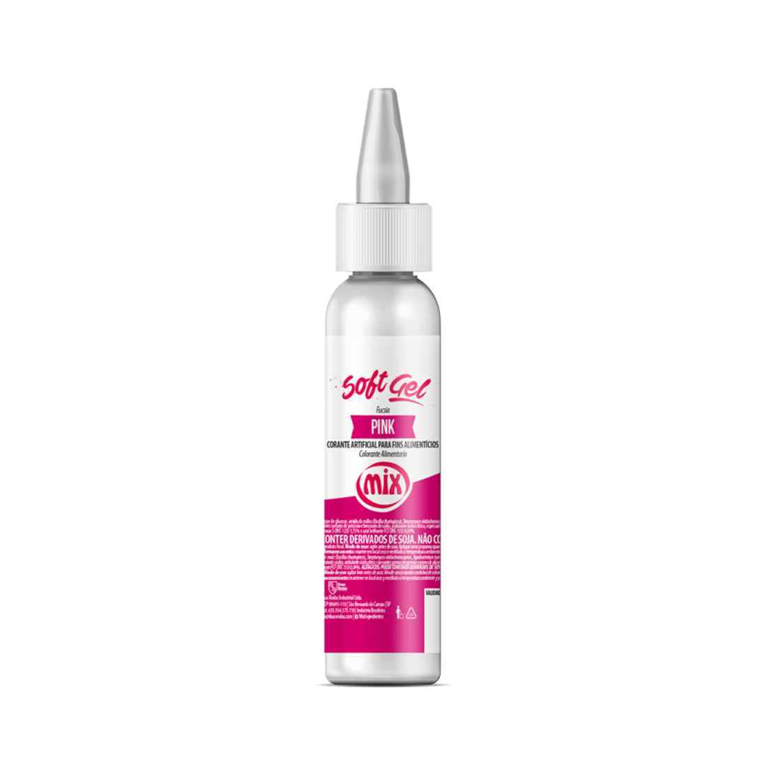 Corante Soft Gel - Pink - 60G - Mix