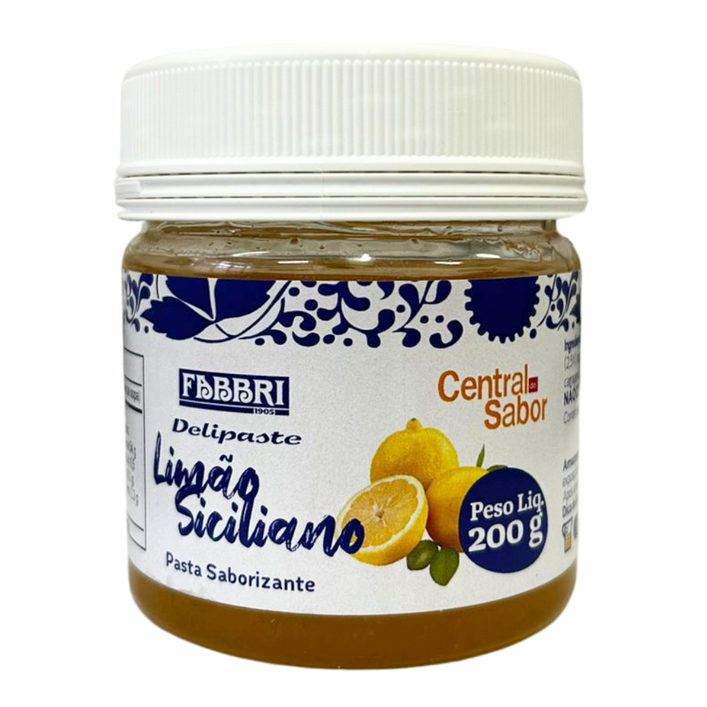 Pasta Saborizante Delipaste Limão Siciliano - 200g - Fabbri + Central do Sabor