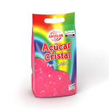 Açúcar Cristal Rosa 80g - Arcolor