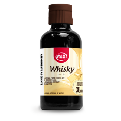 Aroma Lipossolúvel de Whisky - 30ml - Mix