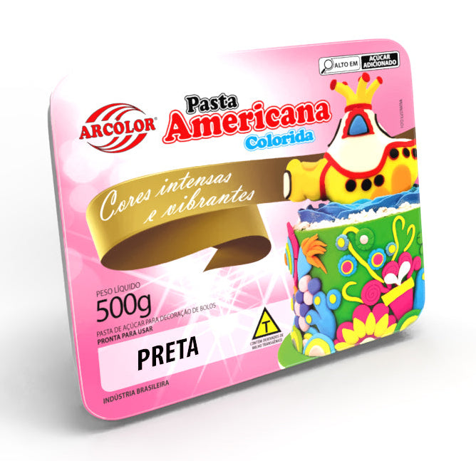 Pasta Americana Preta 250g - Arcolor