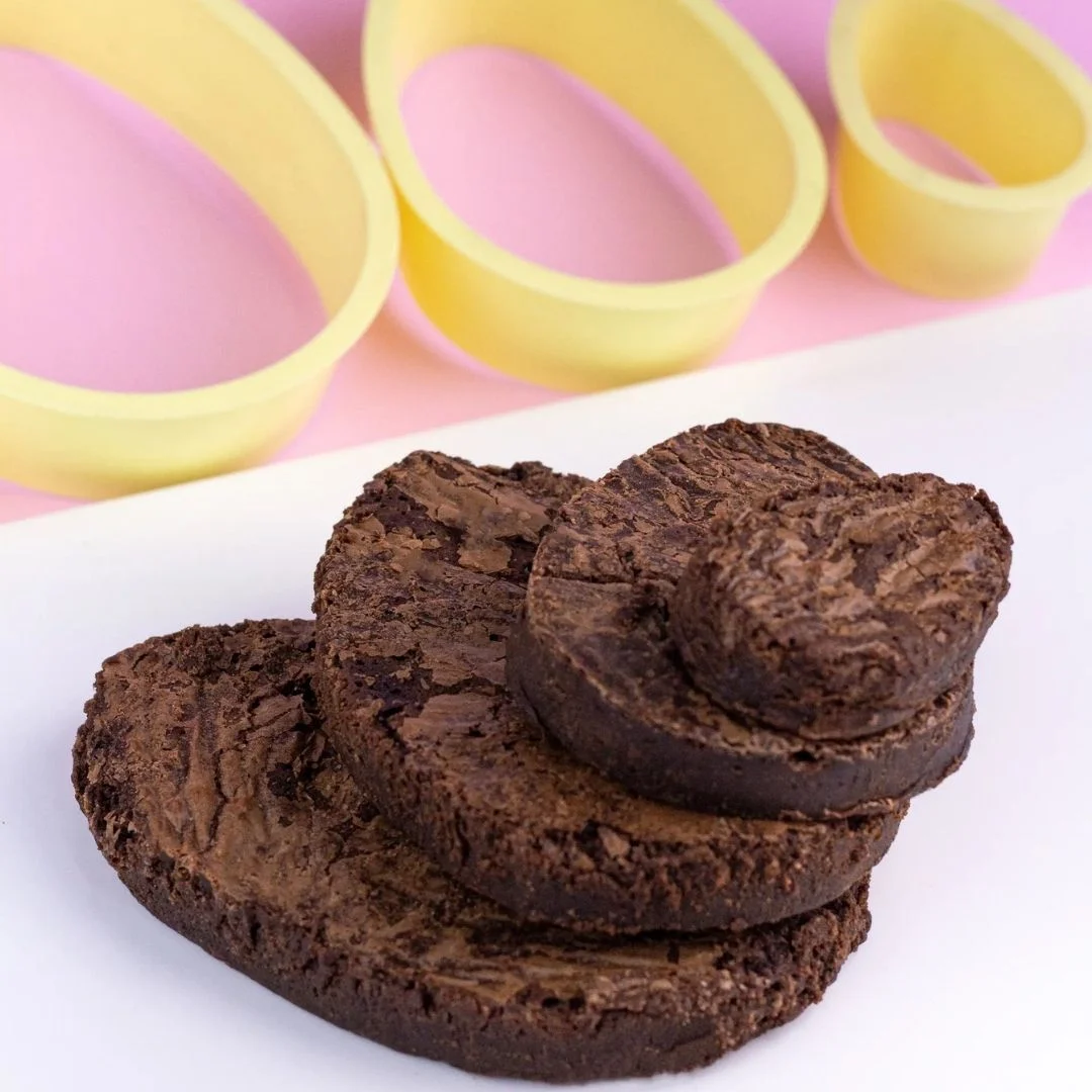 Kit Cortadores de Brownie Ovo de Páscoa Ana Brownie (4pcs) - Blue Star