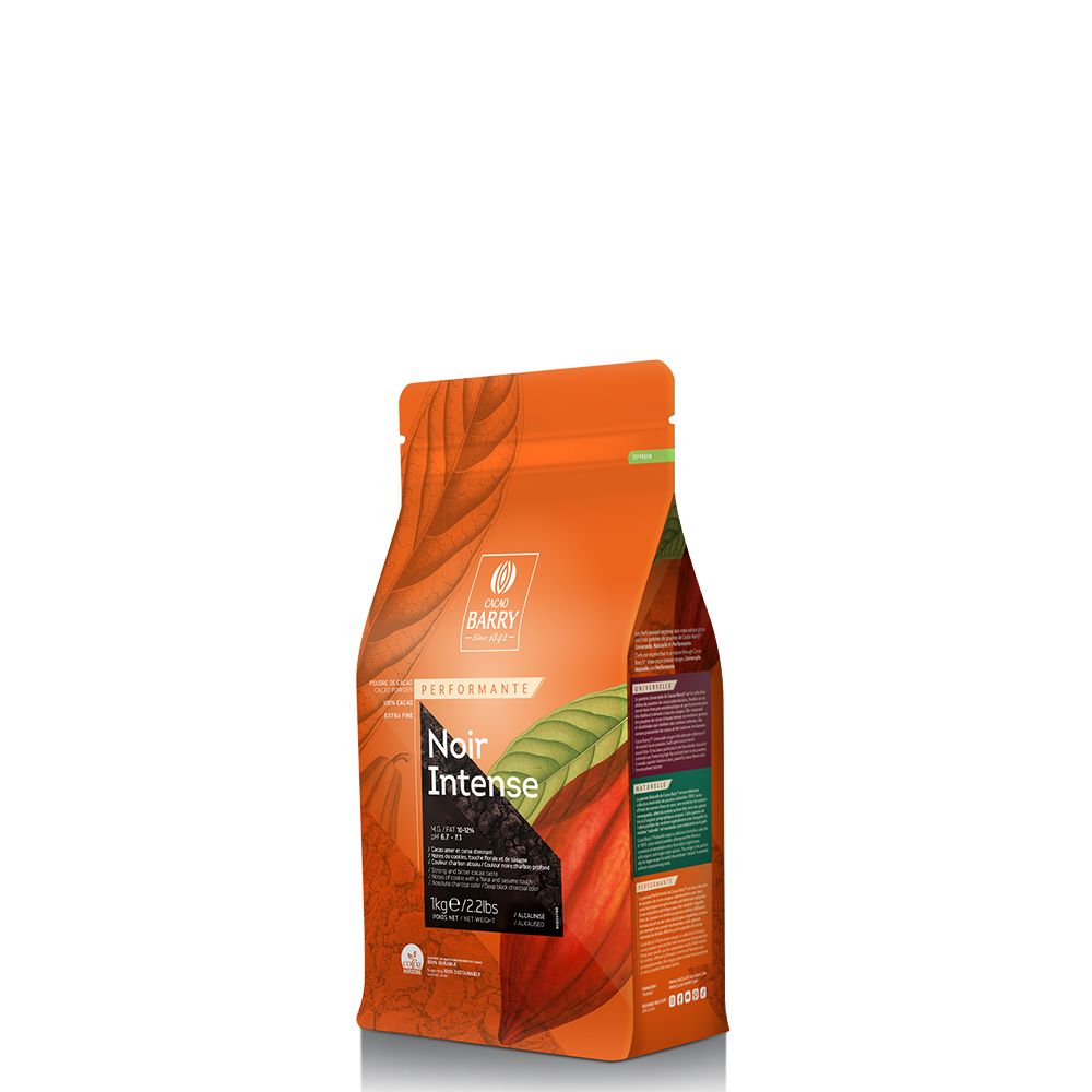 Cacau em Pó Black Noir Intense 100% - 1Kg - Cacao Barry