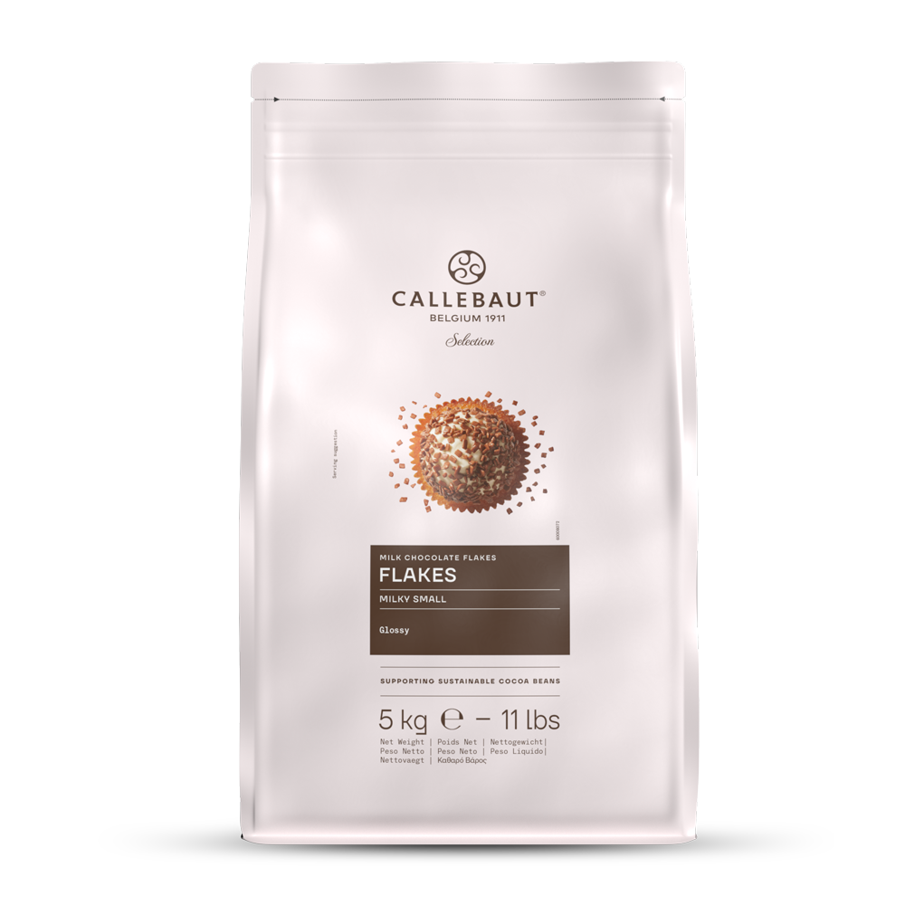 Flakes de Chocolate ao Leite - Confeito Small/Pequeno - 5kg - Callebaut