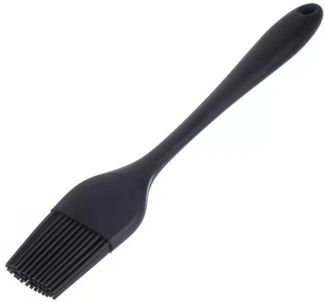 Pincel de Silicone Preto 28cm - Weck