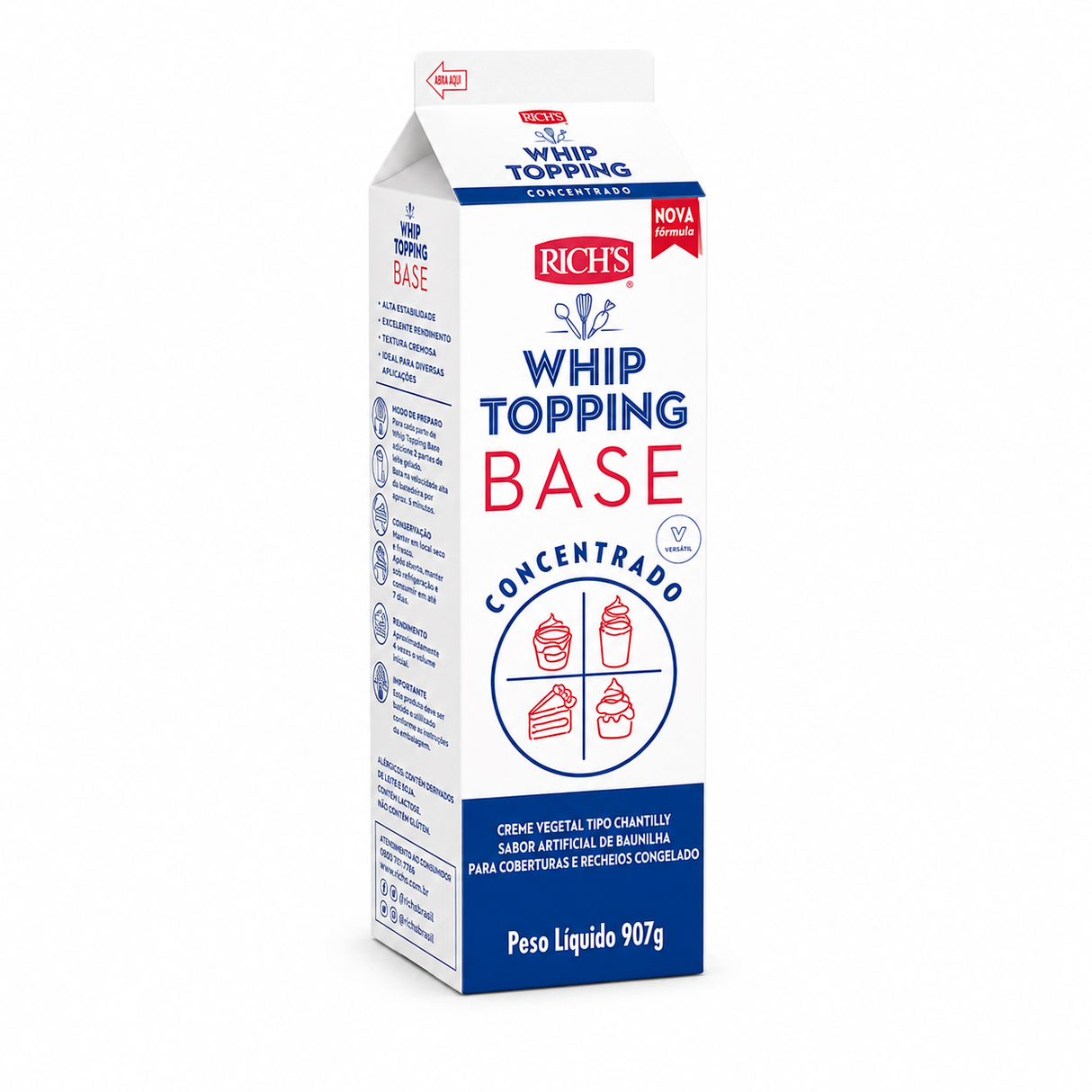 Chantilly Whip Topping Base 907g - Rich's