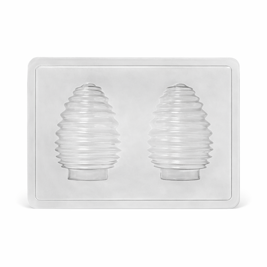 Forma Para Chocolate Ovo em Pé Decorado 150g (FP227) - Crystal Forming