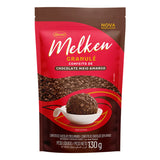 Confeito de Chocolate Meio Amargo Granulé - 130g - Melken