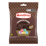 Confeito Figura Confete - Sabor Chocolate - 120g - Mavalério