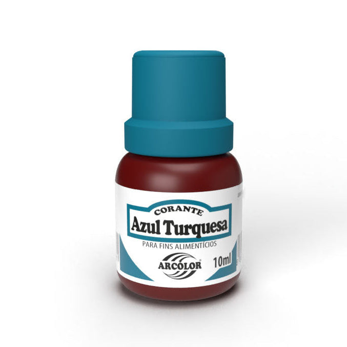 Corante Líquido Azul Turquesa 10ml - Arcolor