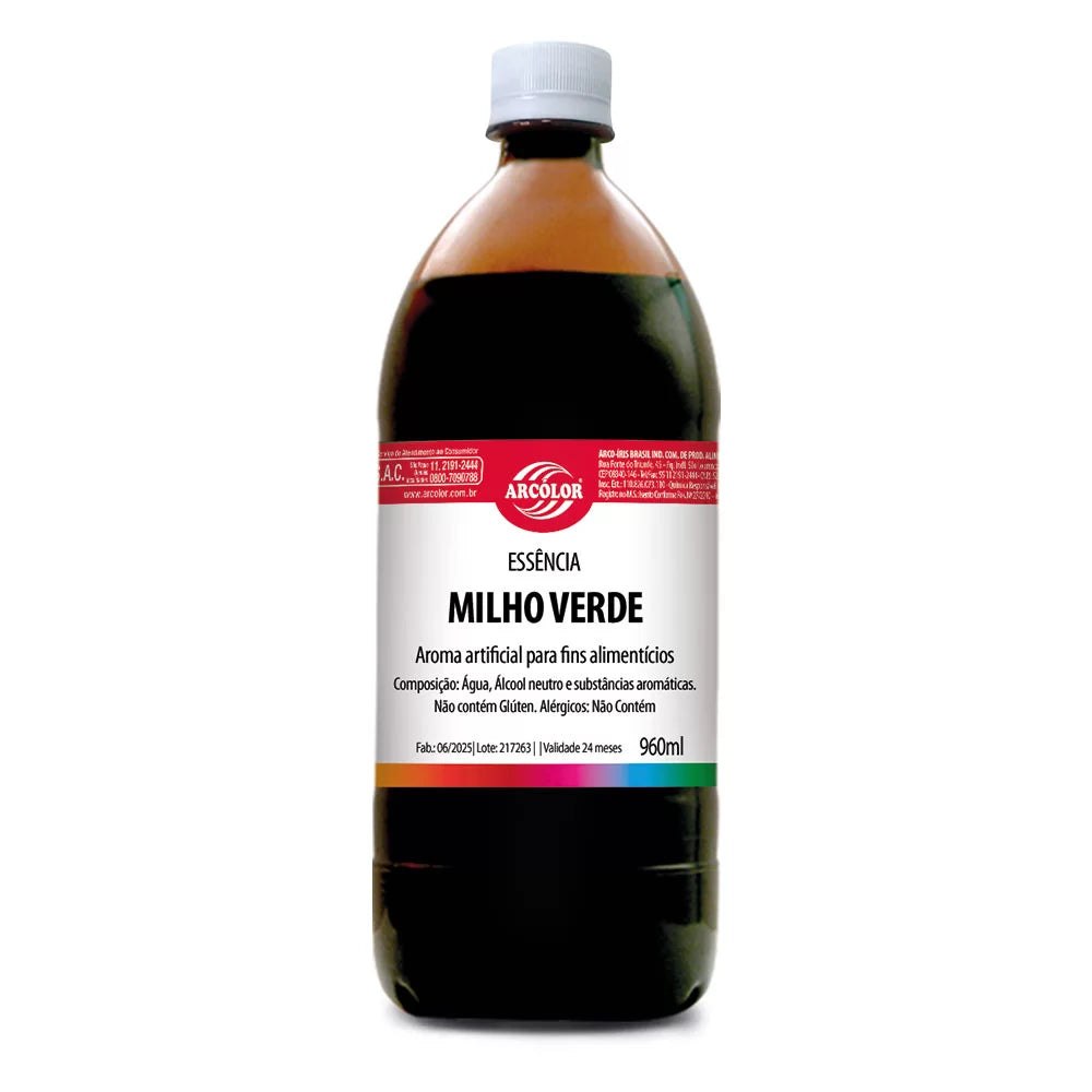 Essencia de Milho Verde 960ml - Arcolor