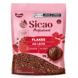 Granulado Flakes Sabor Chocolate ao Leite - 300g - Sicao